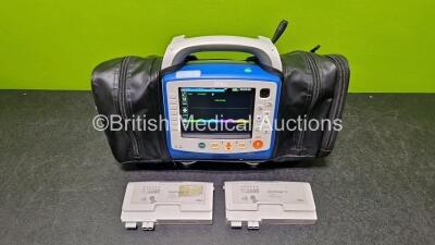 Zoll X Series Monitor/Defibrillator Application Version 02.34.05.00 Including Pacer, ECG, SPO2, NIBP, CO2 and Printer Options with 2 x Sure Power II Li-Ion Batteries *Both Flat* (Powers Up with Stock Battery - Stock Battery Not Included, Missing Badge and - 2