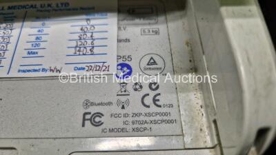 Zoll X Series Monitor/Defibrillator Application Version 02.36.21.00 Including Pacer, ECG, SPO2, NIBP, CO2 and Printer Options with 2 x Sure Power II Li-Ion Batteries *Both Flat* (Powers Up with Stock Battery - Stock Battery Not Included, Minor Cracked Cas - 12