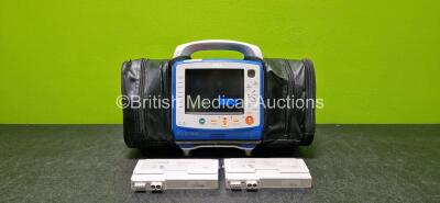 Zoll X Series Monitor/Defibrillator Application Version 02.34.05.00 Including Pacer, ECG, SPO2, NIBP, CO2 and Printer Options with 2 x Sure Power II Li-Ion Batteries *Both Flat* (Powers Up with Stock Battery - Stock Battery Not Included and Passes Self Te