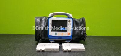 Zoll X Series Monitor/Defibrillator Application Version 02.36.21.00 Including Pacer, ECG, SPO2, NIBP, CO2 and Printer Options with 2 x Sure Power II Li-Ion Batteries *Both Flat* (Powers Up with Stock Battery - Stock Battery Not Included and Passes Self Te