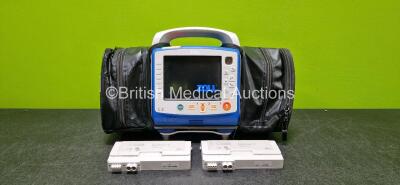 Zoll X Series Monitor/Defibrillator Application Version 02.34.05.00 Including Pacer, ECG, SPO2, NIBP, CO2 and Printer Options with 2 x Sure Power II Li-Ion Batteries *Both Flat* (Powers Up with Stock Battery - Stock Battery Not Included and Passes Self Te