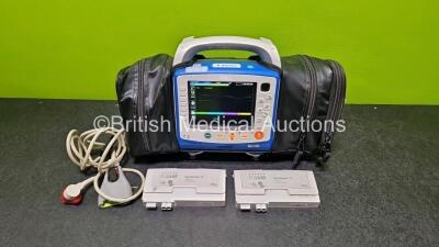 Zoll X Series Monitor/Defibrillator Application Version 02.34.05.00 Including Pacer, ECG, SPO2, NIBP, CO2 and Printer Options with 2 x Sure Power II Li-Ion Batteries *Both Flat* and 1 x Paddle Lead (Powers Up with Stock Battery - Stock Battery Not Include - 2