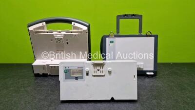 GS Corpuls3 Slim Defibrillator Ref : 04301 (Powers Up) with Corpuls Patient Box Ref : 04200 (Powers Up) with Pacer, Oximetry, ECG-D, ECG-M, CO2, CPR, NIBP and Printer Options with 4 and 6 Lead ECG Leads, CO2 Cable with TG-121T Cable, Hose with Cuff, SpO2 - 8