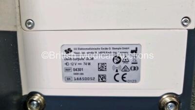 GS Corpuls3 Slim Defibrillator Ref : 04301 (Powers Up) with Corpuls Patient Box Ref : 04200 (Powers Up) with Pacer, Oximetry, ECG-D, ECG-M, CO2, CPR, NIBP and Printer Options with 4 and 6 Lead ECG Leads, CO2 Cable with TG-121T Cable, Hose with Cuff, SpO2 - 16