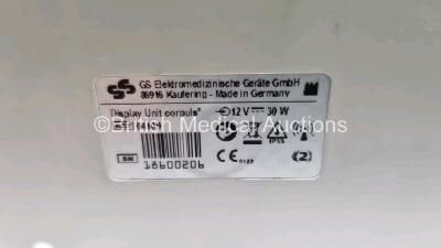 GS Corpuls3 Slim Defibrillator Ref : 04301 (Powers Up) with Corpuls Patient Box Ref : 04200 (Powers Up) with Pacer, Oximetry, ECG-D, ECG-M, CO2, CPR, NIBP and Printer Options with 4 and 6 Lead ECG Leads, CPR Cable, Hose with Cuffs, SpO2 Cable, 3 x Li-ion - 14