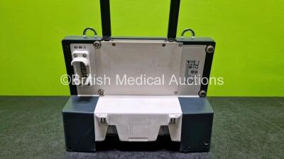 GS Corpuls3 Slim Defibrillator Ref : 04301 (Powers Up) with Corpuls Patient Box Ref : 04200 (Powers Up) with Pacer, Oximetry, ECG-D, ECG-M, CO2, CPR, NIBP and Printer Options with 4 and 6 Lead ECG Leads, CPR Cable, Hose with Cuff, SpO2 Cable, 3 x Li-ion B - 9