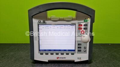 GS Corpuls3 Slim Defibrillator Ref : 04301 (Powers Up) with Corpuls Patient Box Ref : 04200 (Powers Up) with Pacer, Oximetry, ECG-D, ECG-M, CO2, CPR, NIBP and Printer Options with 4 and 6 Lead ECG Leads, CPR Cable, Hose with Cuff, SpO2 Cable, 3 x Li-ion B - 4