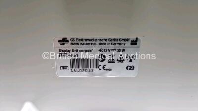 GS Corpuls3 Slim Defibrillator Ref : 04301 (Powers Up) with Corpuls Patient Box Ref : 04200 (Powers Up) with Pacer, Oximetry, ECG-D, ECG-M, CO2, CPR, NIBP and Printer Options with 4 and 6 Lead ECG Leads, CPR Cable, Hose with Cuff, SpO2 Cable, 3 x Li-ion B - 12