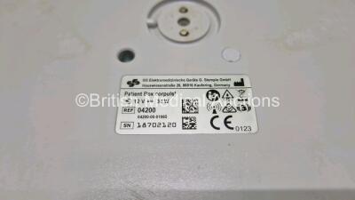 GS Corpuls3 Slim Defibrillator Ref : 04301 (Powers Up) with Corpuls Patient Box Ref : 04200 (Powers Up) with Pacer, Oximetry, ECG-D, ECG-M, CO2, CPR, NIBP and Printer Options with 4 and 6 Lead ECG Leads, CPR Cable, Hose with Cuff, SpO2 Cable, 3 x Li-ion B - 13