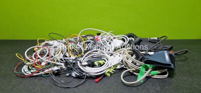 Job Lot of Various Defibrillator Cables / Leads