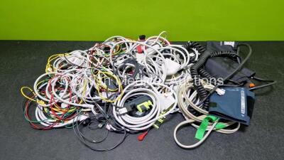 Job Lot of Various Defibrillator Cables / Leads - 2