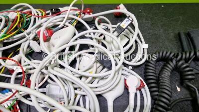 Job Lot of Various Defibrillator Cables / Leads - 4