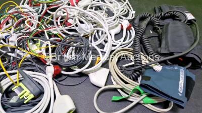 Job Lot of Various Defibrillator Cables / Leads - 5