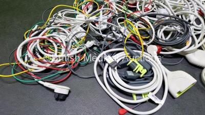 Job Lot of Various Defibrillator Cables / Leads - 6