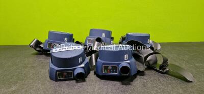 Job Lot Including 5 x Easiair 2020 Blower Units (No Power - Suspected Flat Battery) with 5 x Batteries