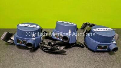 Job Lot Including 5 x Easiair 2020 Blower Units (No Power - Suspected Flat Battery) with 5 x Batteries - 4