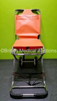 2 x Ferno Compact Track Chairs (1 x Damaged Chair Cover - See Photo) - 3