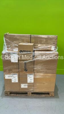 Pallet of Consumables Including Abbott Alinity Pipette Tips, 4 x Abbott Alinity Waste Boxes and MWE Dry Swabs (Out of Date) *RAK*