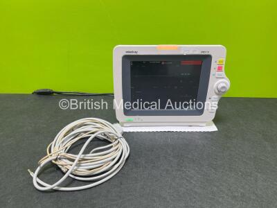 Mindray iMEC 10 Patient Monitor Including ECG, SpO2, T1, T2 and NIBP Options with Various Patient Cables (Powers Up) *SN EX-3A011371*