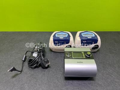 Mixed Lot Including 1 x ResMed S9 Autoset CPAP with Power Supply (Powers Up), 2 x ResMed Escape II S8 Units (Both Power Up) *SN 22161478760 / 20100959143 / 20101260319*