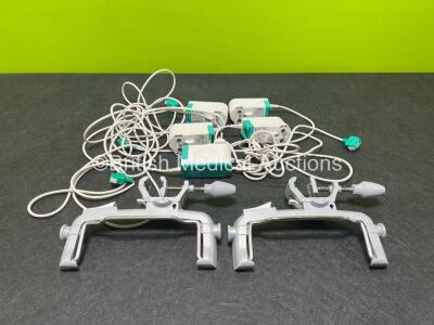 Job Lot Including 5 x B.Braun Power Supplies, 2 x B.Braun Pole Clamps