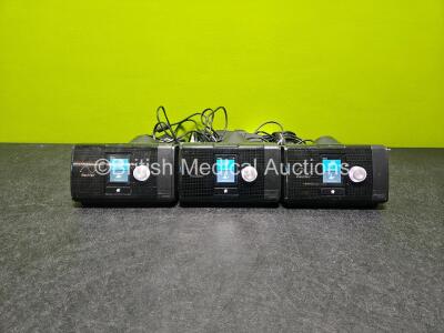 3 x ResMed Airsense 10 Autoset CPAPs (All Power Up with Stock Power Supply Stock Power Not Included) *SN 23233945190 / 23212683108 / 23203042128*