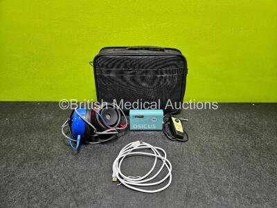 Osicus Model ASRA Osicus Audiometer *Mdf - 2017* in Case with Headphones and Response Unit Handswitch