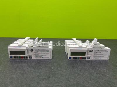 6 x CME Medical T34 Syringe Pumps *All Mfd 2012* (All Power Up)