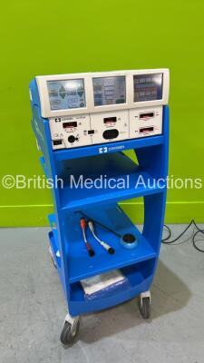 Valleylab ForceTriad Electrosurgical / Diathermy Unit Version 4.00 *Mfd 2013* on Stand with 1 x Dome Footswitch (Powers Up)