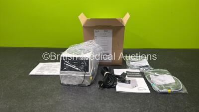 5 x Lowenstein Prisma Vent Aqua Respiratory Humidifiers with User Manuals, Temperature Probes, Heating Wire Adapters and Power Supplies (All Unused in Original Packaging) *Stock Photo Used*