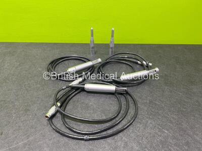 Job Lot Including 2 x W&H Med Handpieces, 1 x W&H ElcoMed Handpiece with 2 x W&H S-11 Attachments