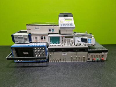 Mixed Lot Including 1 x Lecroy 9400 Digital Oscilloscope, 1 x Jencons Techne Block db-2a Dri Block, 1 x Uvitec Unit, 1 x B&T Reversing Mag Stirrer, 1 x Hybaid Omn-E Unit, 1 x Wep 853AAA Unit, 1 x Hameg HM5510 Spectrum Analyzer, 1 x Hewlett Packard LCZ Me