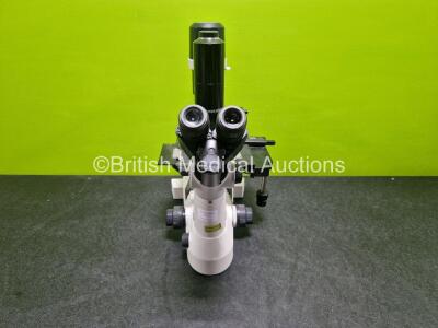 Nikon Eclipse TS100 Benchtop Microscope (Draws Power) with 2 x Eyepieces and 3 x Nikon Optics Including 1 x LWD 20x/0.40, 1 x 10x/0.25 and 1 x LWD 40x/0.55