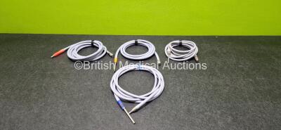 4 x Various Fiber Optic Cables