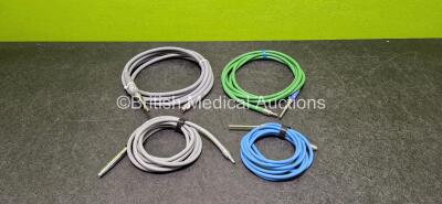 4 x Various Fiber Optic Cables