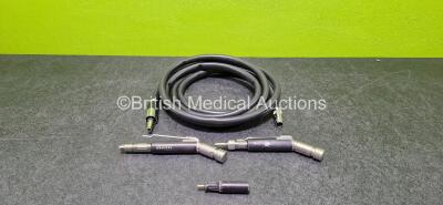 Job Lot Including 1 x deSoutter Medical Micro Drill Handpiece Ref D30-100, 1 x deSoutter Medical Micro Sagittal Saw Handpiece Ref D32-100 and 1 x Hose