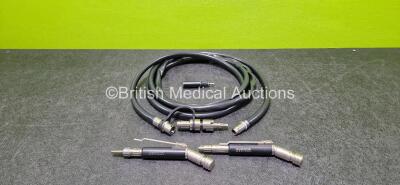 Job Lot Including 1 x deSoutter Medical Micro Drill Handpiece Ref D30-100, 1 x deSoutter Medical Micro Sagittal Saw Handpiece Ref D32-100 and 1 x Hose