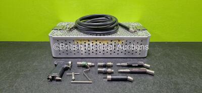 Job Lot Including 1 x deSoutter Medical MPZ-400 Multidrive Handpiece with 1 x WZ-400 Wire Driver, 2 x DZ-400 Drills, 1 x Wire Guard and 1 x Jacobs Key, 1 x deSoutter Medical ERGO Plus EPV-200 Handpiece, 1 x deSoutter Medical Micro Reciprocating Saw Ref D3