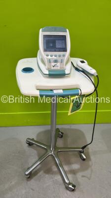 Verathon BVI 9400 Bladder Scanner with Transducer and Battery on Stand (Powers Up) ***CI177***