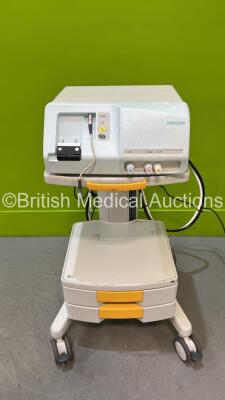 Acutronic Monsoon III Ventilator Unit *2018-11* with 2 x Hoses on Trolley (Powers Up - Incomplete - No Display) *ACU0910*