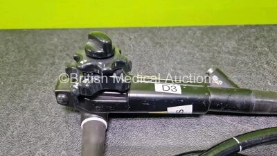 Olympus TJF-240 Video Duodenoscope - Engineer's Report : Optical System - No Fault Found, Angulation - No Fault Found , Insertion Tube - No Bending Rubber, Light Transmission - No Fault Found, Channels - No Fault Found, Leak Check - Excessive From Bending - 3