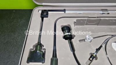 Olympus MH-247 Ultrasonic Probe Set - Engineers Report : Optical System - Unable to Check, Angulation - No Fault Found, Insertion Tube - No Fault Found, Light Transmission - No Fault Found, Channels - No Fault Found Leak Check - No Fault Found *SN 1911499 - 4