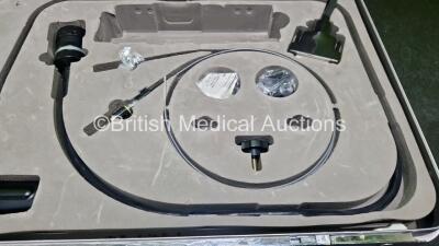 Olympus MH-247 Ultrasonic Probe Set - Engineers Report : Optical System - Unable to Check, Angulation - No Fault Found, Insertion Tube - No Fault Found, Light Transmission - No Fault Found, Channels - No Fault Found Leak Check - No Fault Found *SN 1911499 - 6