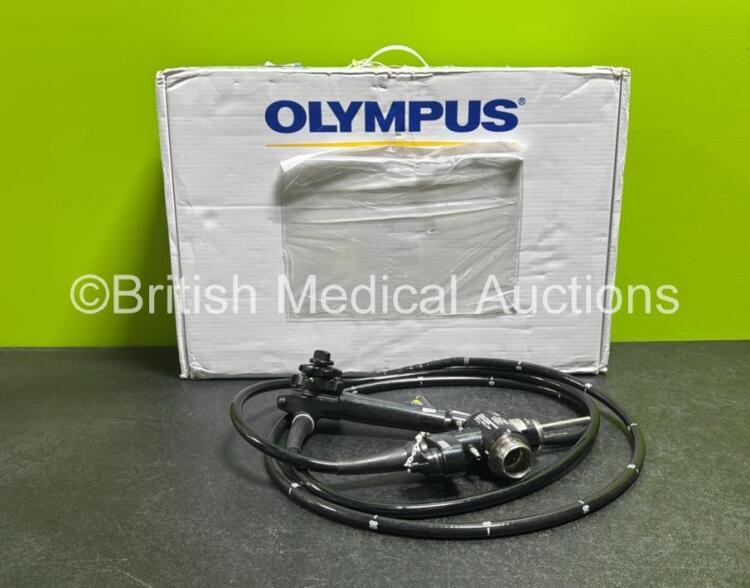 Olympus CF-Q260DL Video Colonoscope in Case - Engineer's Report : Optical System - No Fault Found, Angulation - No Fault Found, Insertion Tube - Wrinkles Present Near Body, Light Transmission - No Fault Found, Channels - No Fault Found, Leak Check - No Fa