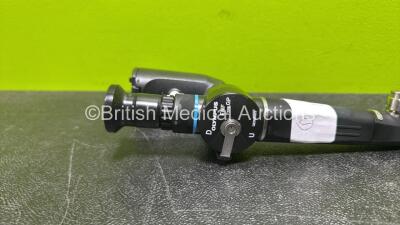 Olympus ENF-GP Pharyngoscope with Mini Light Source - Engineer's Report : Optical System - 6 x Broken Fibers, Angulation - No Fault Found, Insertion Tube - No Fault Found, Light Transmission - No Fault Found, Leak Check - No Fault Found, Other Comments - - 2