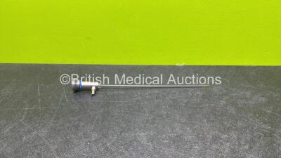 Olympus A4674A 2.7mm Diameter 30 Degree 302mm Length Cystoscope - Engineer's Report : Optical Image - Cloudy, Light Transmission - No Fault Found, Insertion Tube - No Fault Found