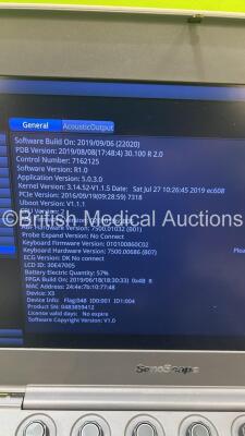 Sonoscape X3 Portable Ultrasound Scanner *S/N 0483859412* **Mfd 2020** Software Version R1.0 with 2 x Transducers / Probes (6V1 *Mfd 2020* and 3C-A *Mfd 2022*) and Sony UP-X898MD Hybrid Graphic Printer (Powers Up) - 10