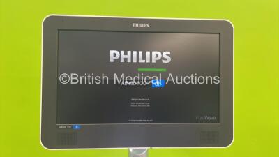 Philips Affiniti 70G Flat Screen Ultrasound Scanner Ref 989605416151 SVC HW A.1 *S/N USD16F0294* **Mfd 2016** Software Version 1.5.8.916 with 3 x Transducers / Probes (C5-1 / L12-5 50 and C9-2) (Powers Up) - 16