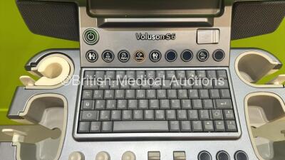 GE Voluson S6 Flat Screen Ultrasound Scanner Ref 5343689 *S/N 196280SU2* **Mfd 10/2012** Software Version 12.0.0 (12.0.2.132) with Sony UP-D897 Digital Graphic Printer (Powers Up) - 4