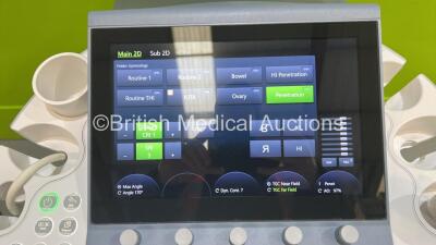 GE Voluson E10 Flat Screen Ultrasound Scanner Ref BT20 *S/N E75706* **Mfd 2020** Software Version EC350 (20.0.2.4410) with 2 x Transducers / Probes (IC5-9-D Ref 54923514 *Mfd 11/2019* and C2-9-D Ref 5405253 *Mfd 11/2019*) and Sony UP-D898DC Digital Graphi - 4